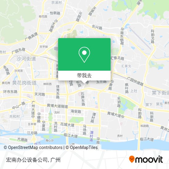 宏南办公设备公司地图