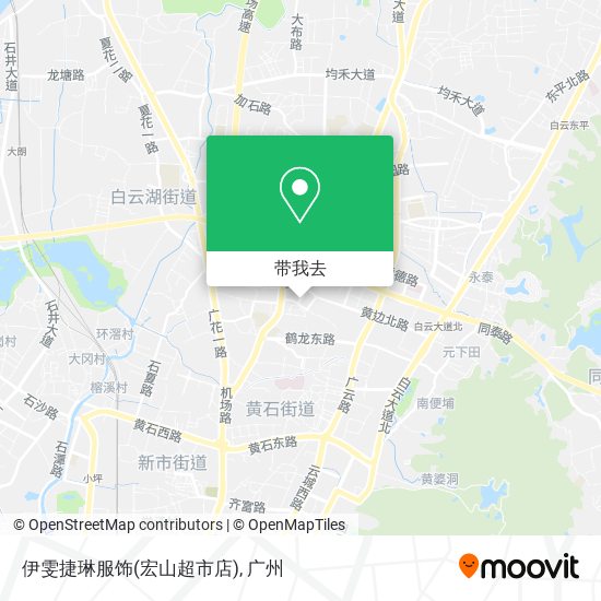 伊雯捷琳服饰(宏山超市店)地图