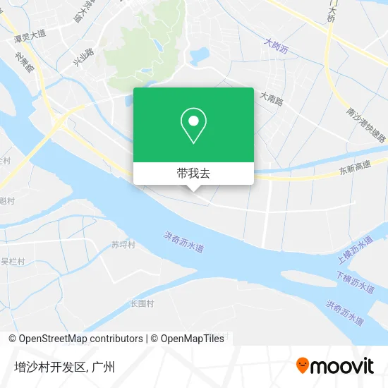 增沙村开发区地图