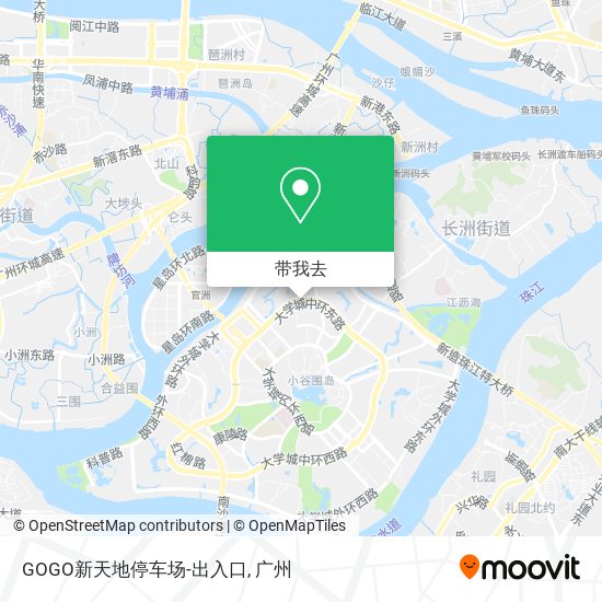 GOGO新天地停车场-出入口地图