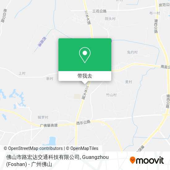 佛山市路宏达交通科技有限公司地图