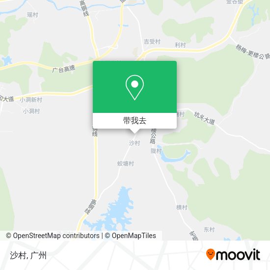 沙村地图