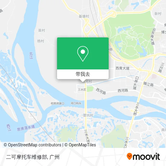 二可摩托车维修部地图