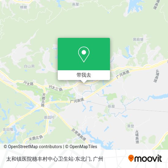 太和镇医院穗丰村中心卫生站-东北门地图