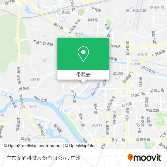 广东安的科技股份有限公司地图