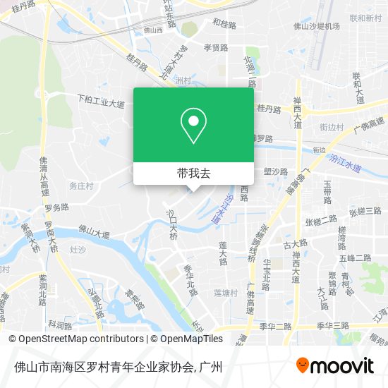 佛山市南海区罗村青年企业家协会地图