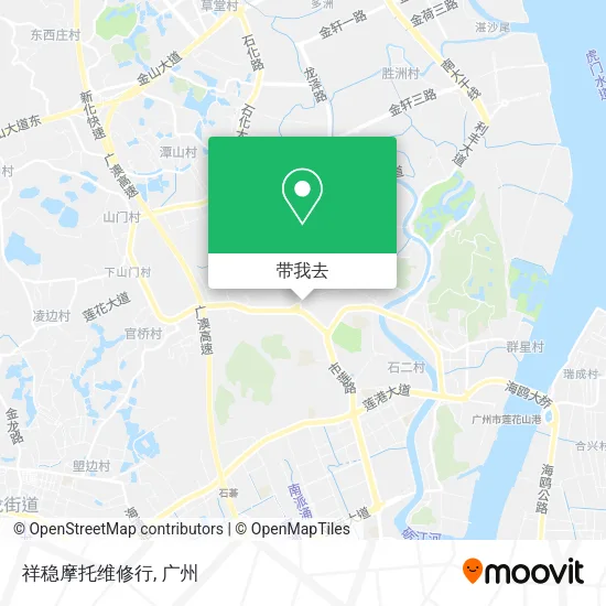祥稳摩托维修行地图