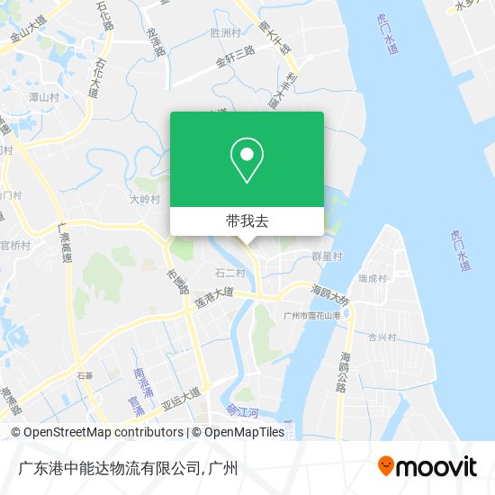 广东港中能达物流有限公司地图