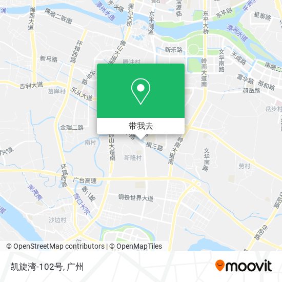 凯旋湾-102号地图