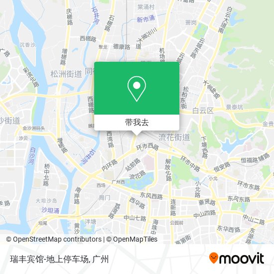 瑞丰宾馆-地上停车场地图
