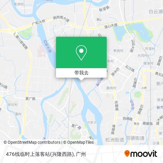 476线临时上落客站(兴隆西路)地图
