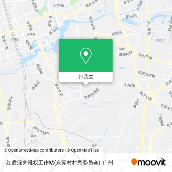 红盾服务维权工作站(东莞村村民委员会)地图
