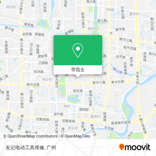 友记电动工具维修地图