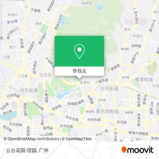云台花园-谊园地图