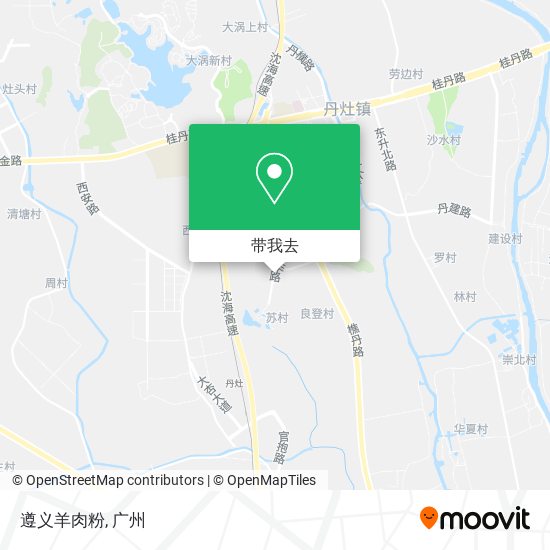 遵义羊肉粉地图