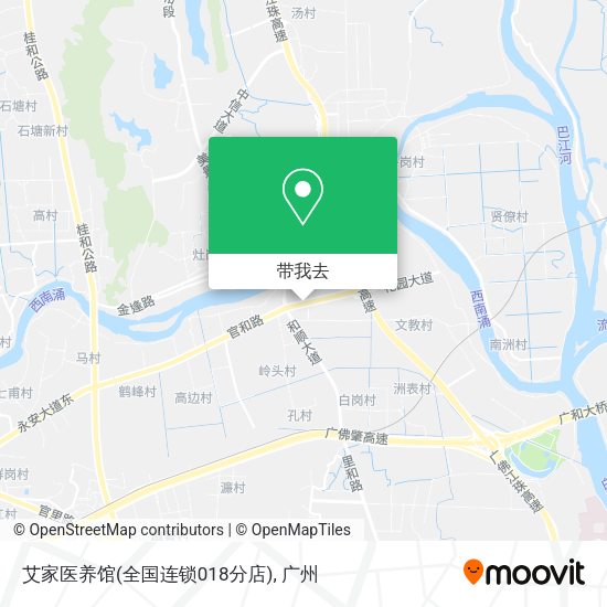 艾家医养馆(全国连锁018分店)地图