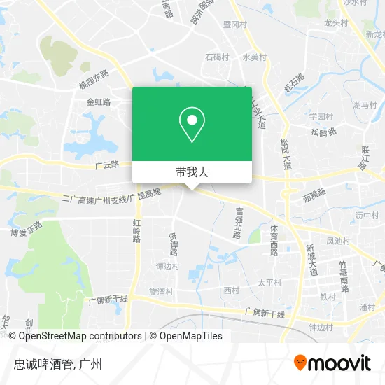 忠诚啤酒管地图