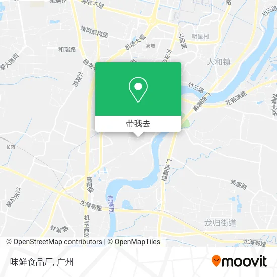 味鲜食品厂地图