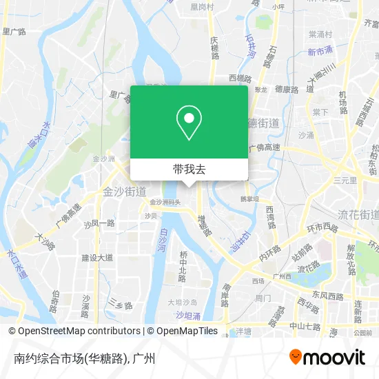 南约综合市场(华糖路)地图