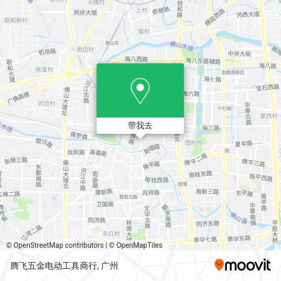 腾飞五金电动工具商行地图
