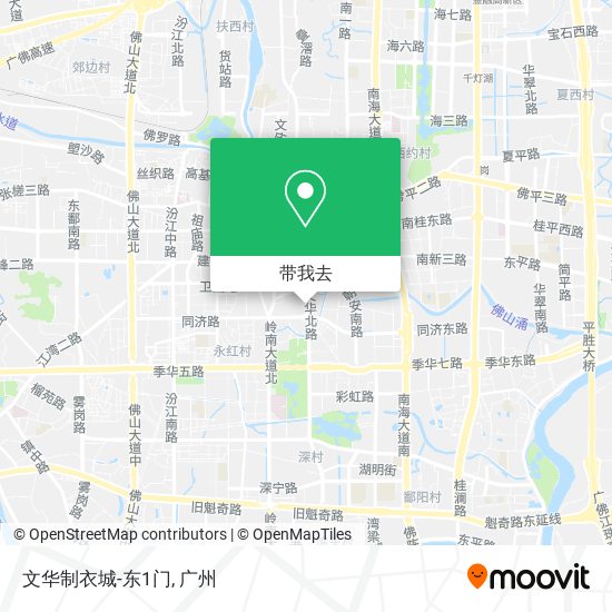 文华制衣城-东1门地图