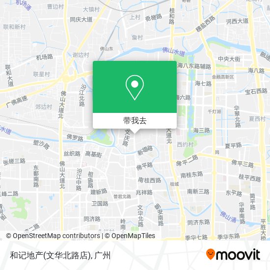 和记地产(文华北路店)地图