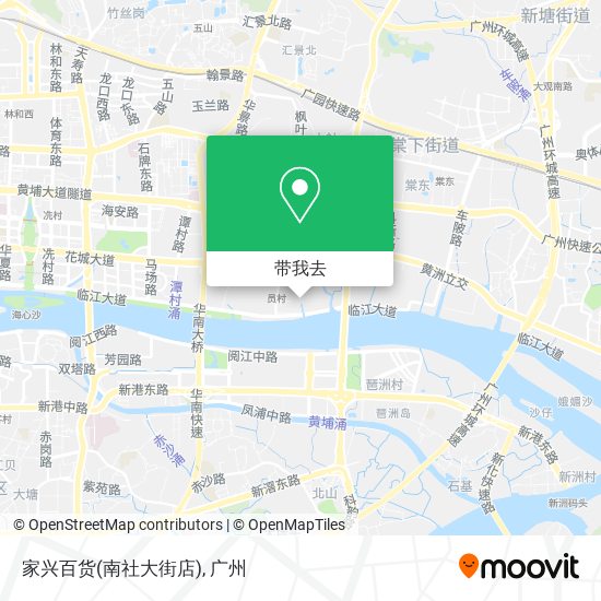 家兴百货(南社大街店)地图