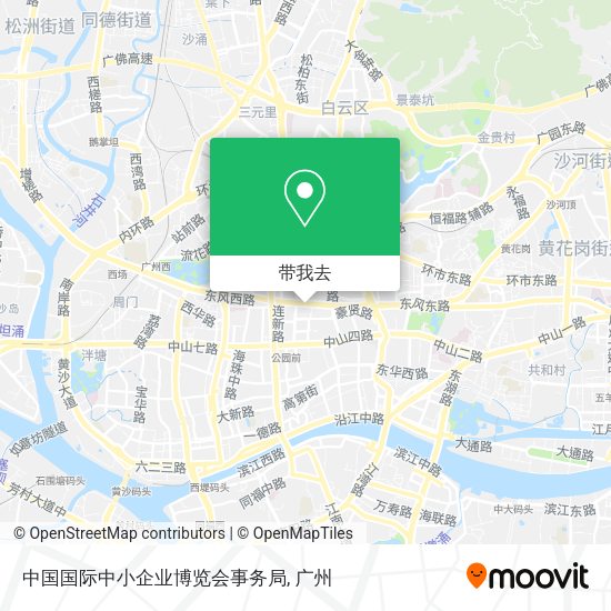 中国国际中小企业博览会事务局地图