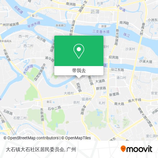 大石镇大石社区居民委员会地图
