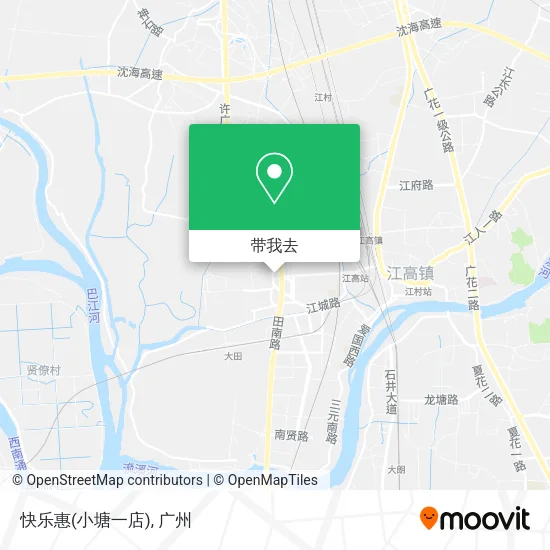 快乐惠(小塘一店)地图