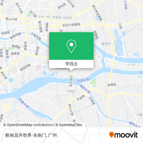 桥南花卉世界-东南门地图