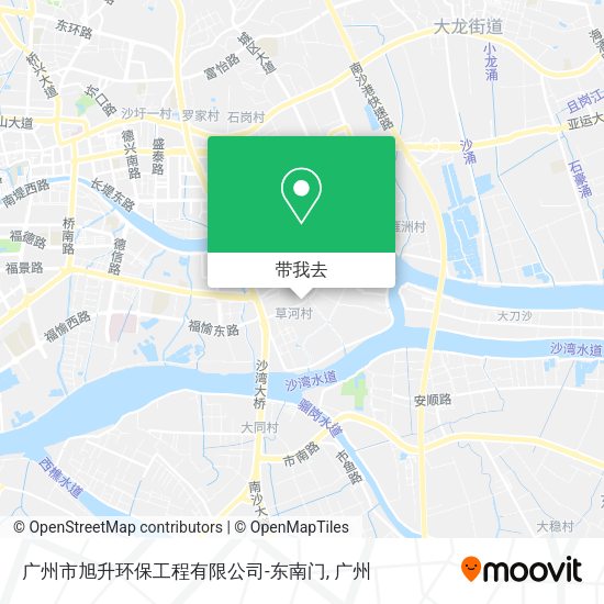 广州市旭升环保工程有限公司-东南门地图