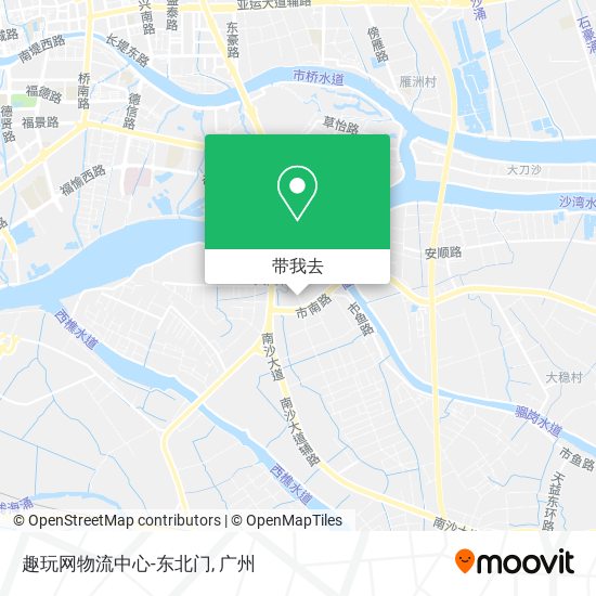 趣玩网物流中心-东北门地图