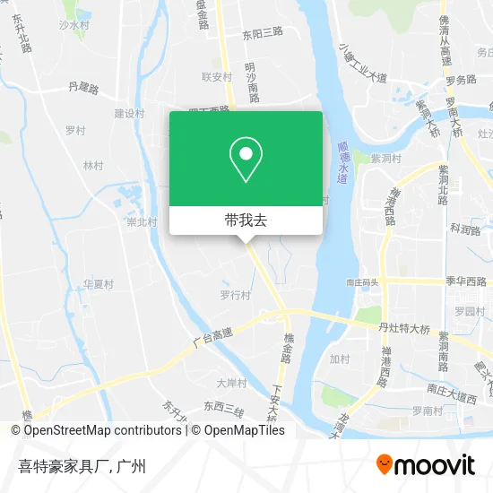 喜特豪家具厂地图