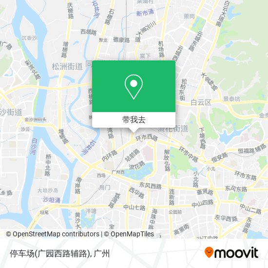 停车场(广园西路辅路)地图