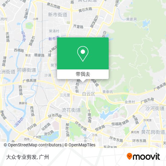 大众专业剪发地图