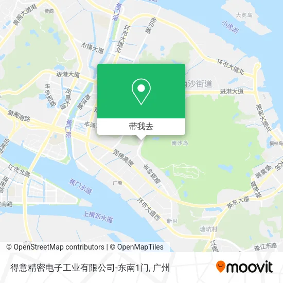 得意精密电子工业有限公司-东南1门地图