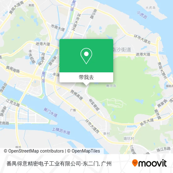 番禺得意精密电子工业有限公司-东二门地图
