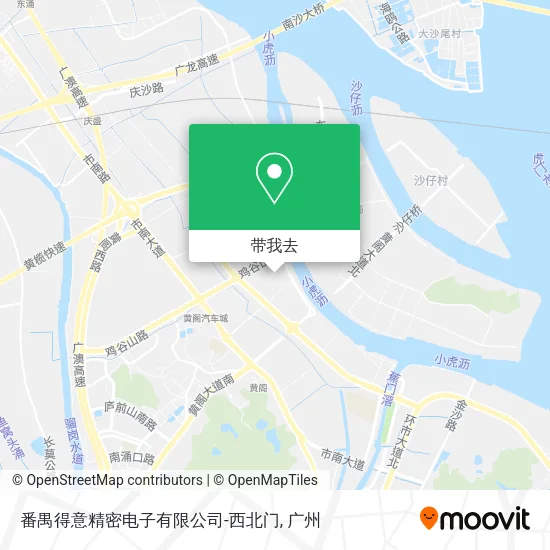 番禺得意精密电子有限公司-西北门地图
