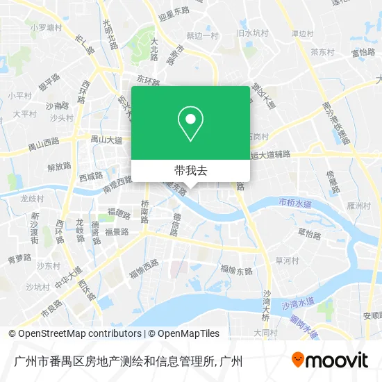 广州市番禺区房地产测绘和信息管理所地图