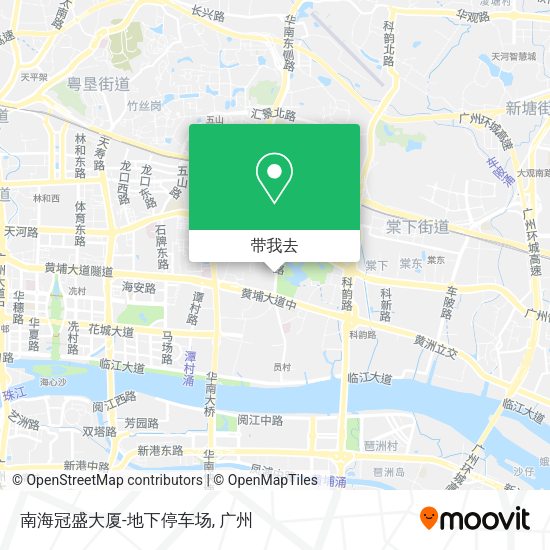 南海冠盛大厦-地下停车场地图