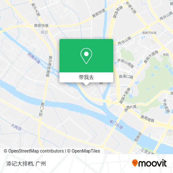 添记大排档地图