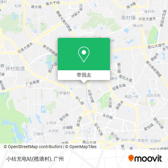 小桔充电站(榄塘村)地图