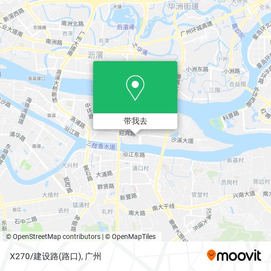 X270/建设路(路口)地图