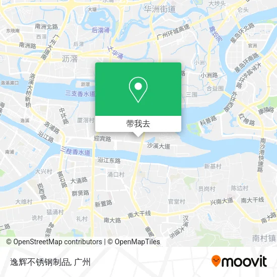 逸辉不锈钢制品地图