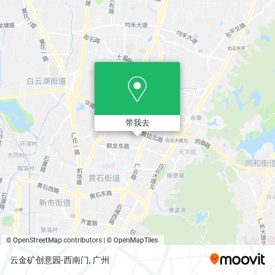 云金矿创意园-西南门地图