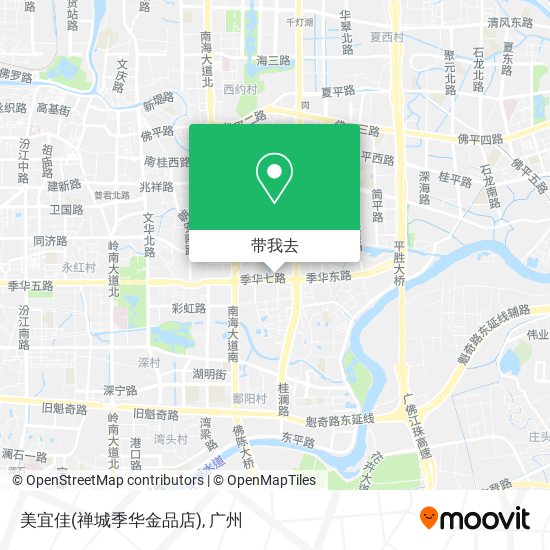 美宜佳(禅城季华金品店)地图