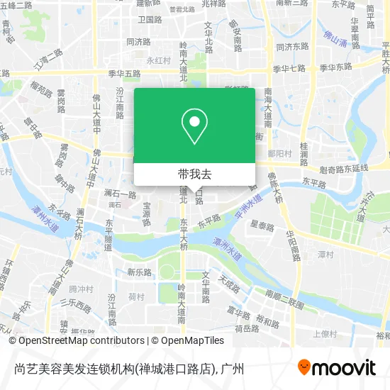 尚艺美容美发连锁机构(禅城港口路店)地图