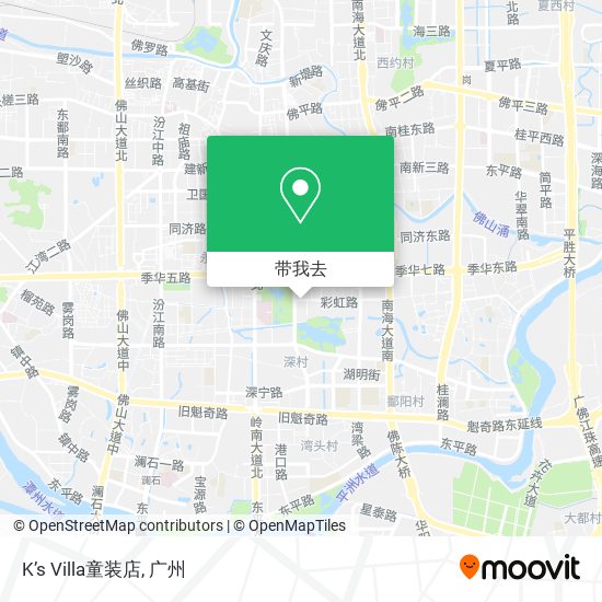 K’s Villa童装店地图