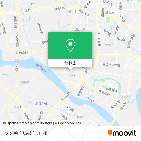 大乐购广场-南门地图